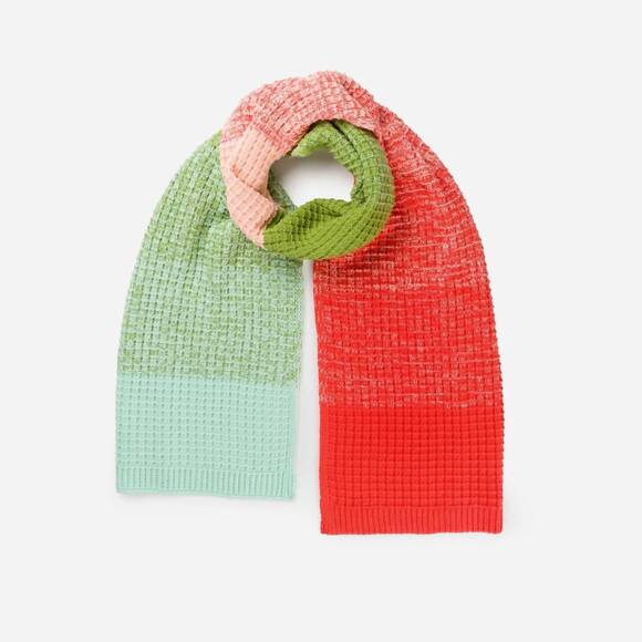 NEW VERLOOP sunrise sunset scarf in blush green